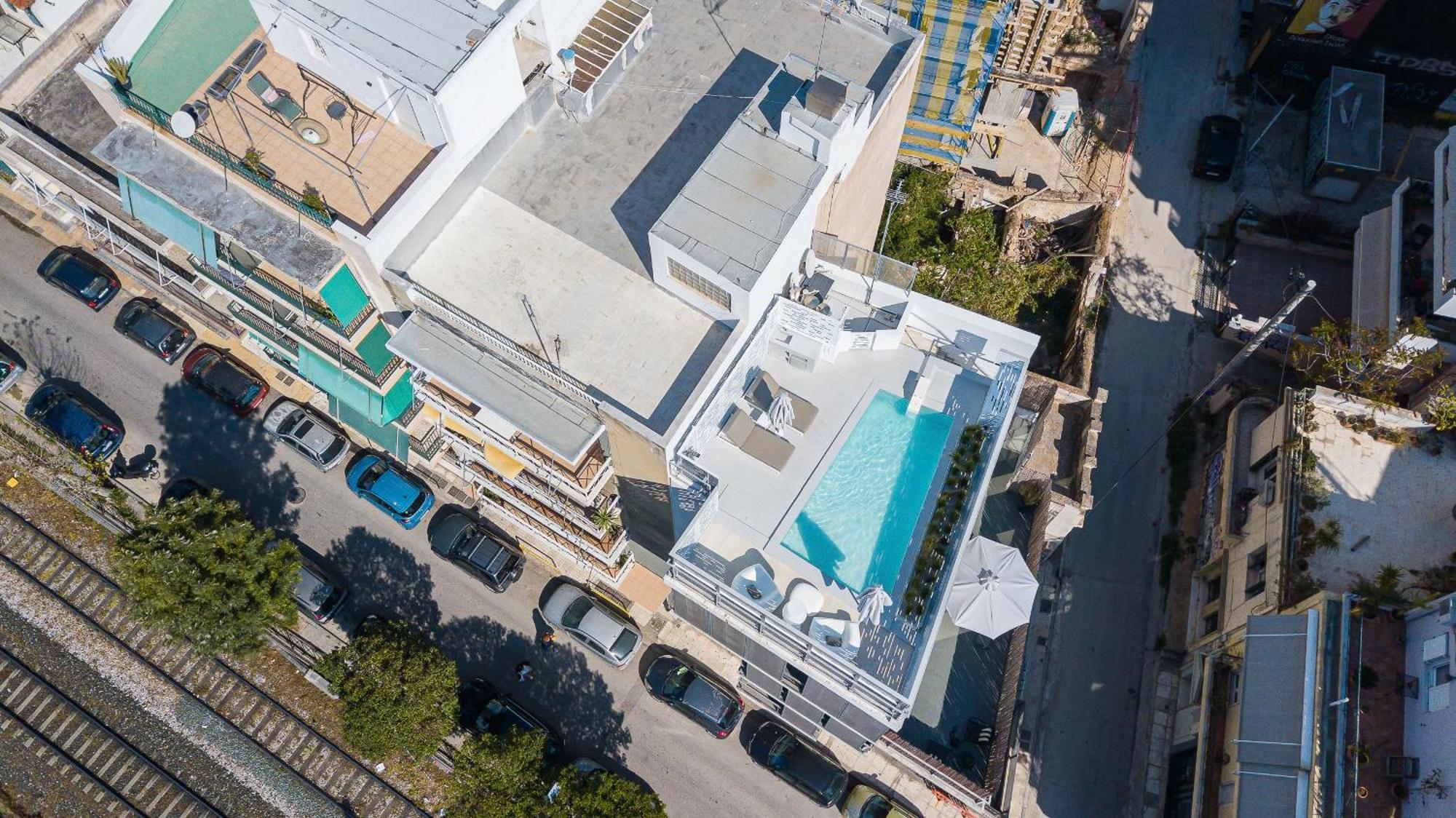 Ma Maison No5 Penthouse Loft, Private Heated Pool, Acropolis View, Ultra High Speed Internet 300 Mbps, Short Walk To Acropolis, Parking Upon Request, 1' From Metro Atina Dış mekan fotoğraf